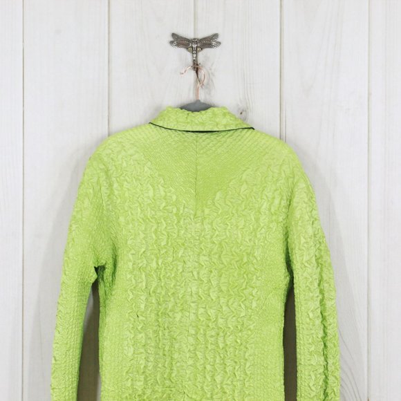 UBU Green Black Reversible Quilted Crinkle Packable Jacket Size XL - Picture 5 of 12